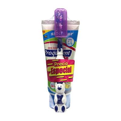 Crema dental proquident niña +cepillo 75ml
