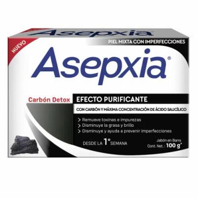 Jabón ASEPXIA carbón 100g