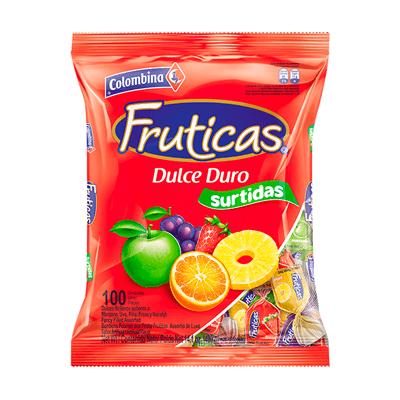 Confites Fruticas surtidas COLOMBINA 100uni