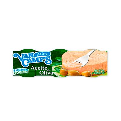 Atún VAN CAMPS en aceite de oliva 3uni 240g