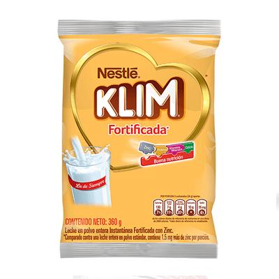 Leche KLIM en polvo fortificada NESTLÉ 360g