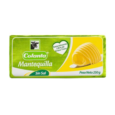 Mantequilla COLANTA sin sal 250g