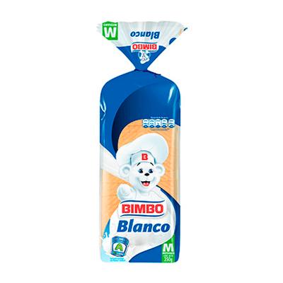 Pan BIMBO tajado blanco 350g