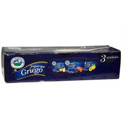 Yogurt griego EL ZARZAL surtido 300g 3un